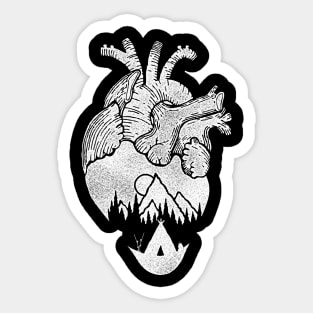 Heart of Wanderer Sticker